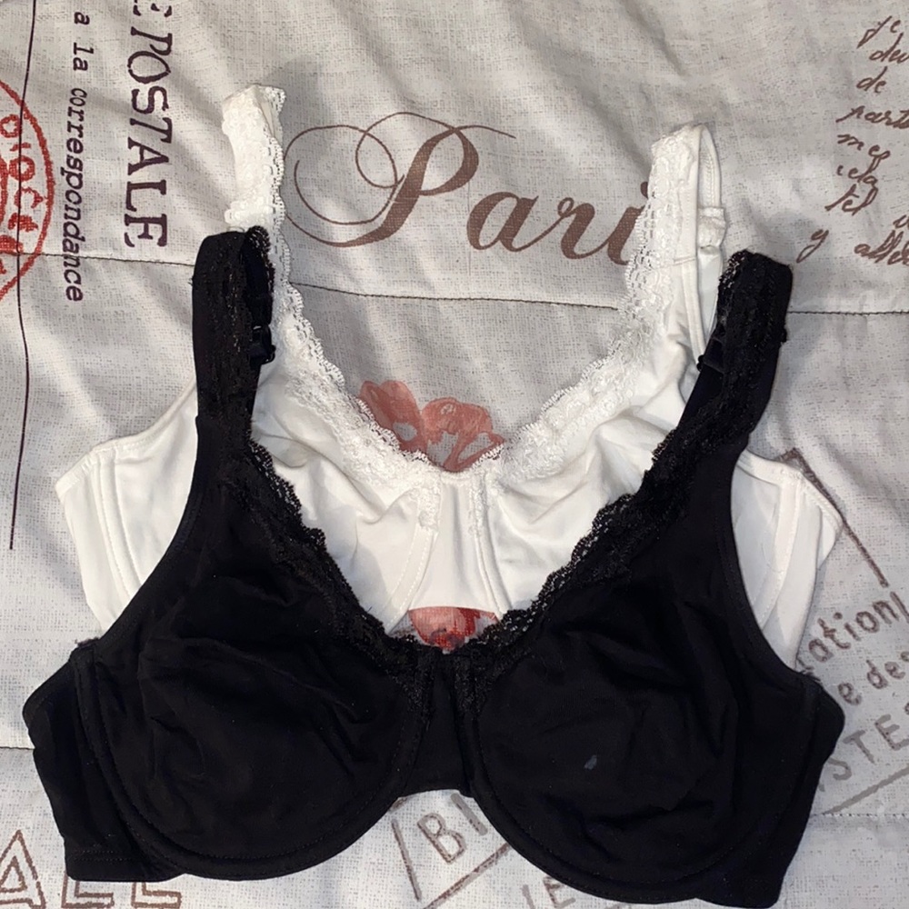 Double Pack Wired Non-Padded Bra